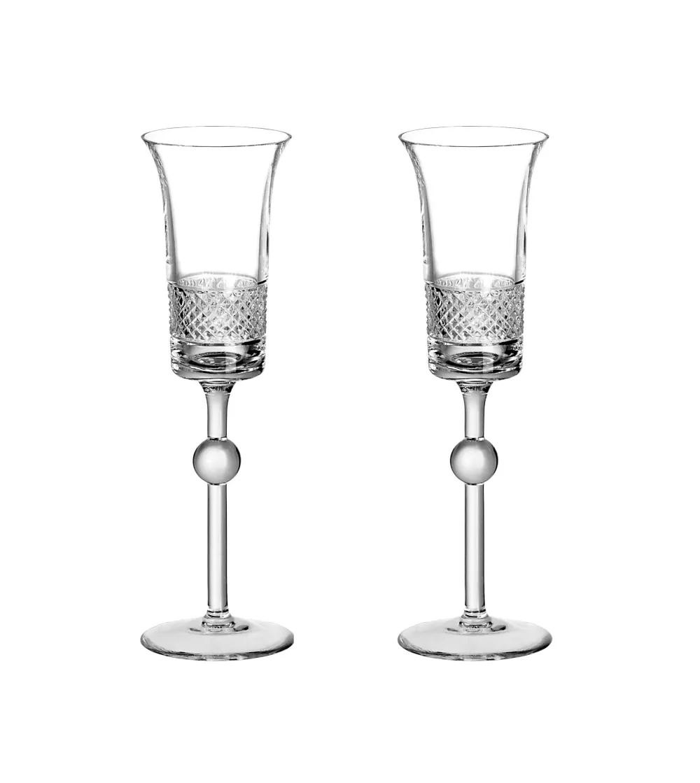 Arnolfo di Cambio - Set of 2 Diamond Champagne Goblets