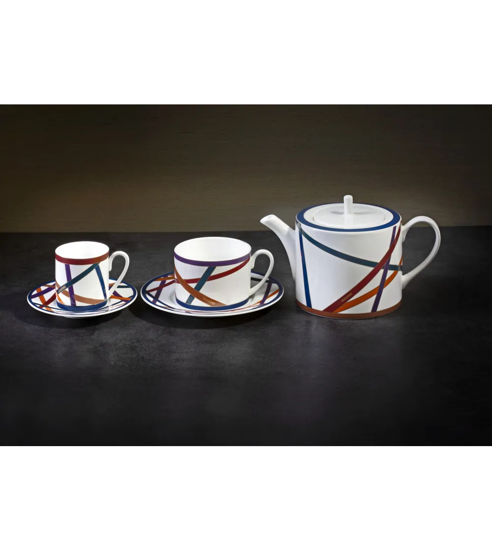 Missoni - 9 Piece Nastri Multicolor Tea Service