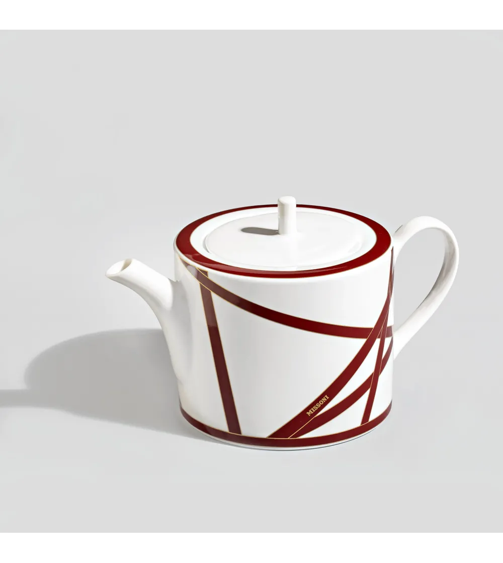 Missoni - Nastri Bordeaux Tea Pot