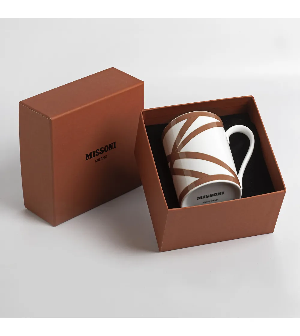 Luxury Box Tasse Nastri Beige - Missoni