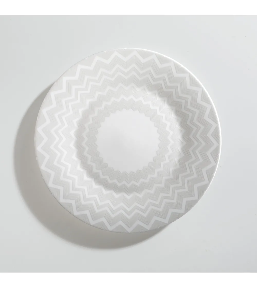 Missoni - Zig Zag White Charger Plate