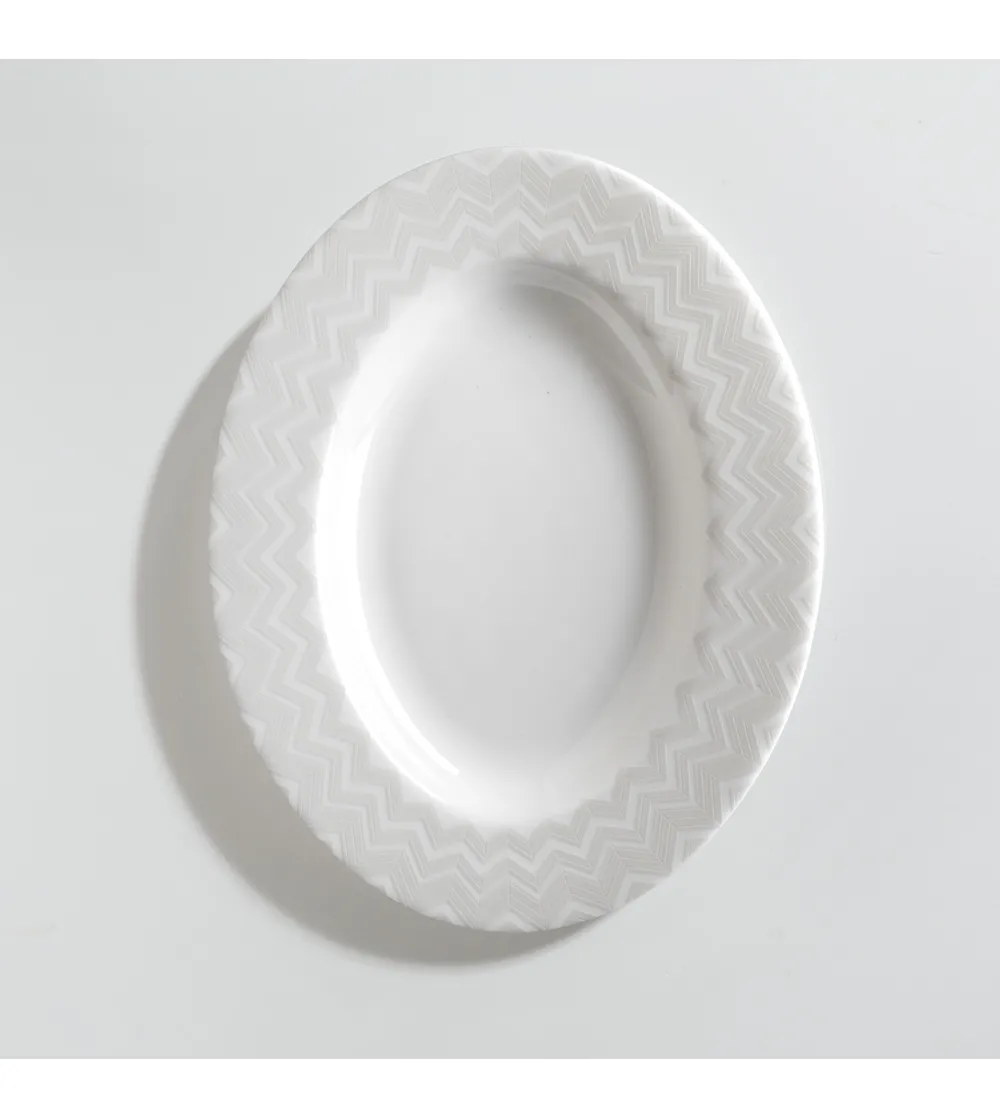 Plato de Encurtidos Zig Zag White - Missoni