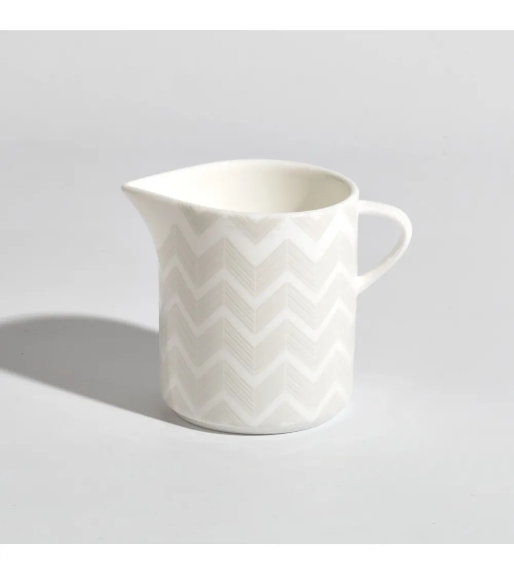 Jarra de Leche Zig Zag White - Missoni