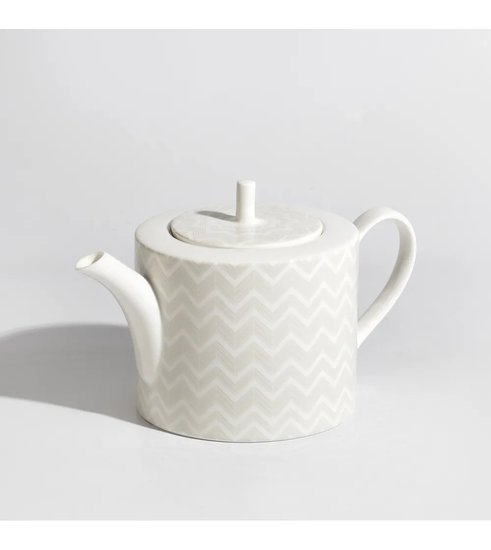 Missoni - Zig Zag White Tea Pot