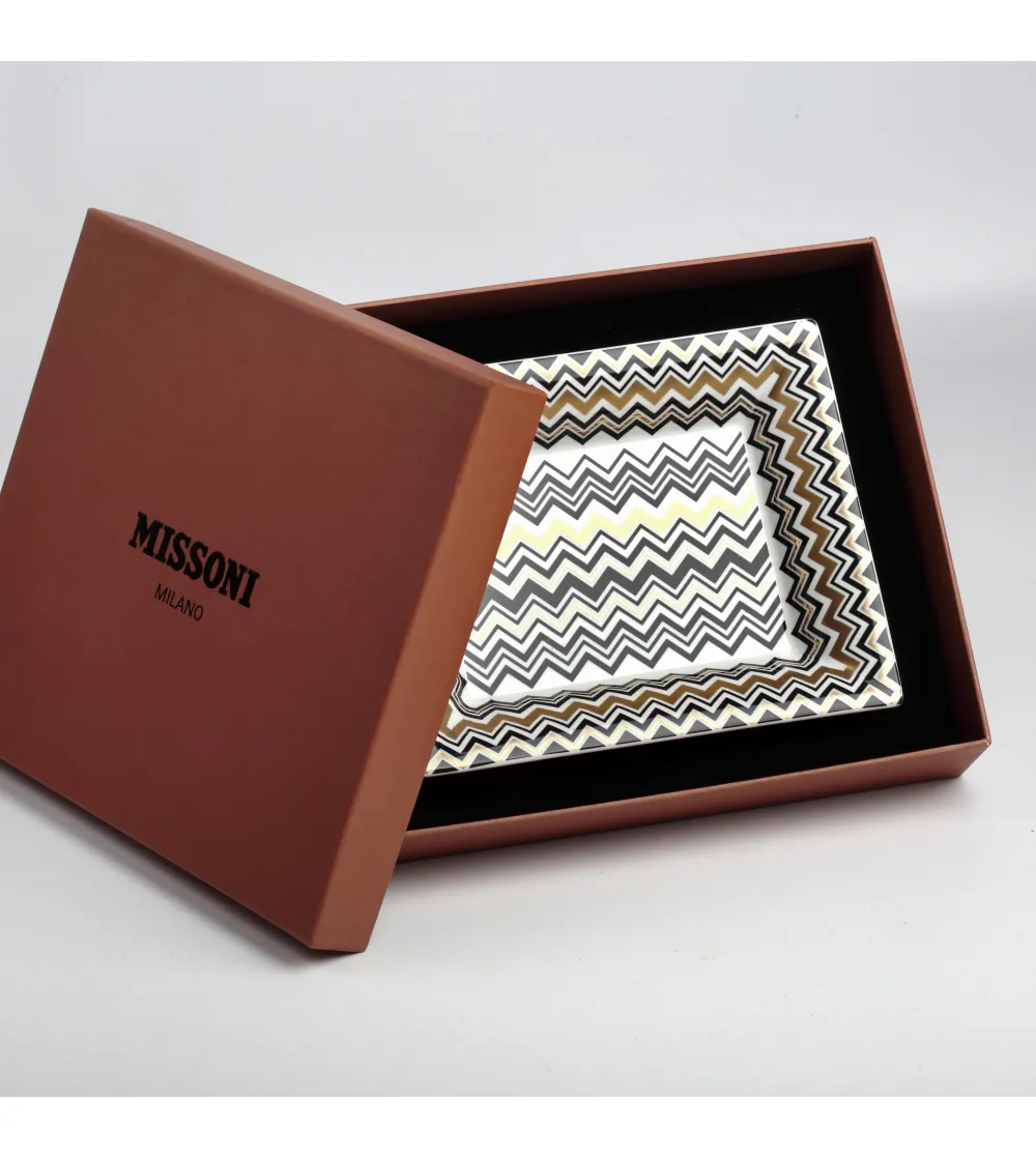 Luxury Box Vide Poche Grande Zig Zag Gold - Missoni