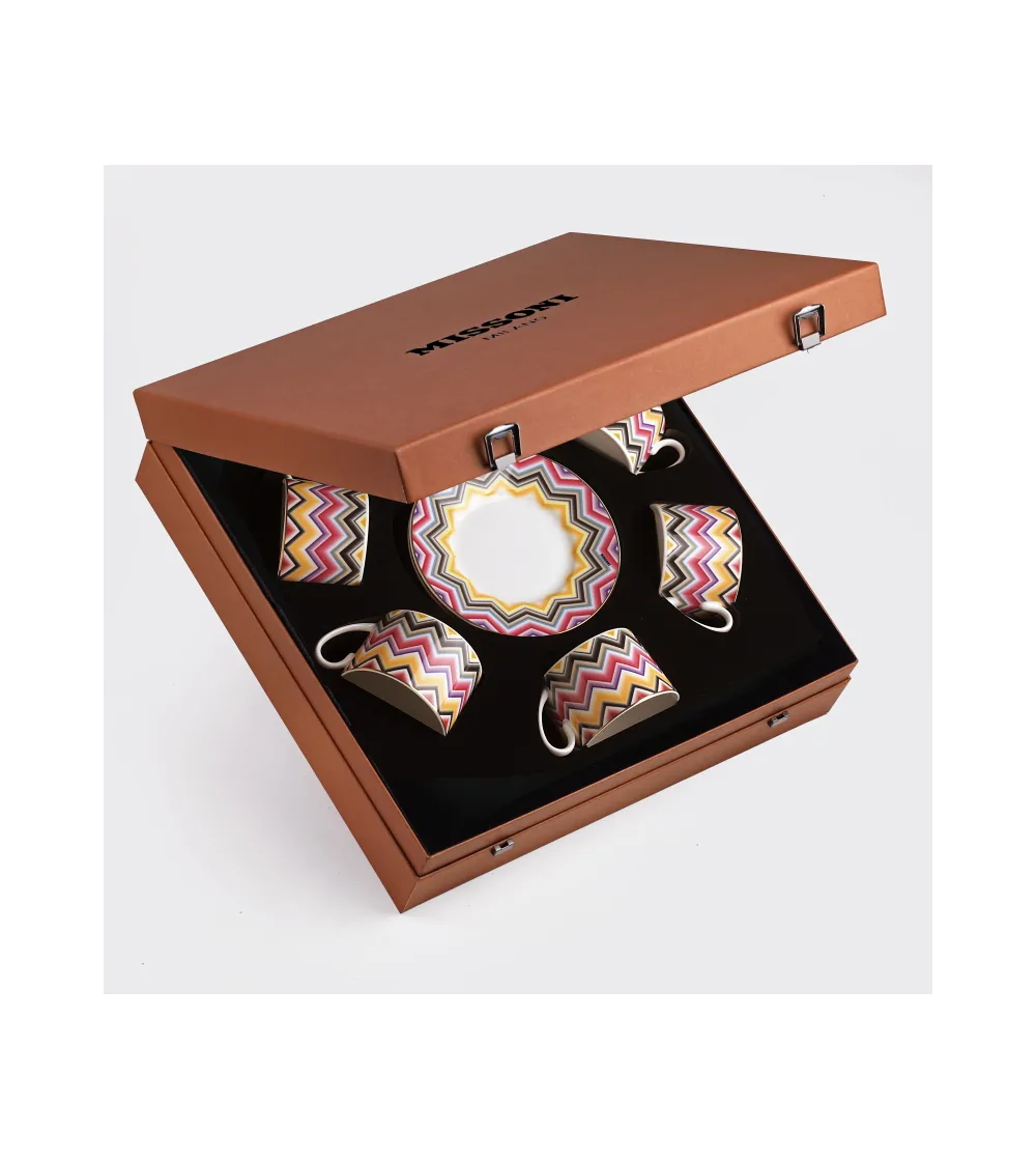 Luxury Box con 6 Tazas de Té Marrakech - Missoni